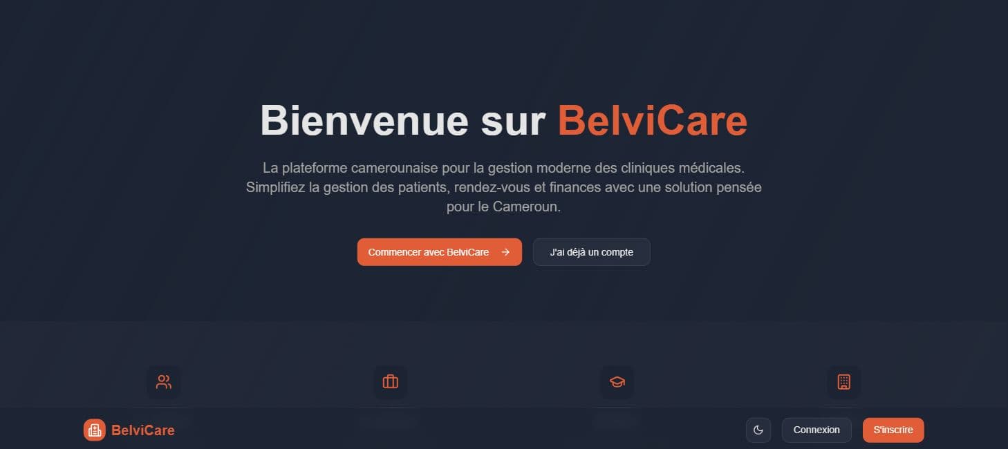 Présentation des fonctionnalités et indicateurs de la plateforme BelviCare